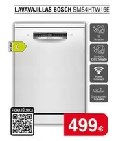 Bosch - Lavavajillas Sms4htw16e