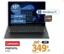 Lenovo - Portátil V15