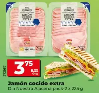 Dia Nuestra Alacena - Jamon Cocido Extra 