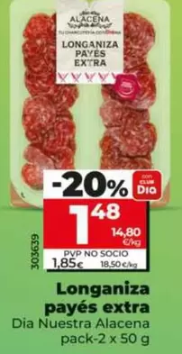 Dia Nuestra Alacena - Longaniza Payes Extra 
