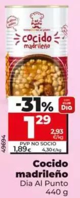 Dia Al Punto - Cocido Madrileno 