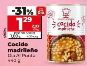 Dia Al Punto - Cocido Madrileno 