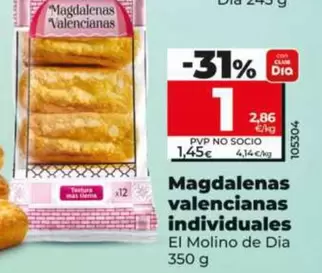 El Molino De Dia - Magdalenas Valencianas Individuales 