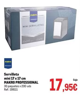 makro - Servilleta Mini