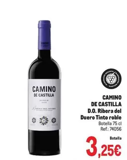 Camino de Castilla - D.o. Ribera Del Duero Tinto Roble