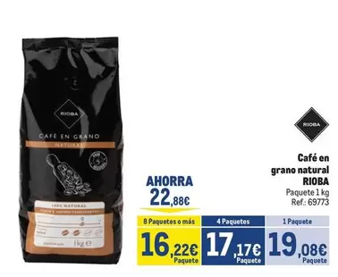 Rioba - Café En Grano Natural