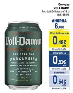 Voll-Damm - Cerveza