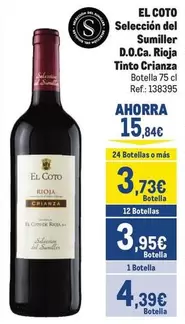 El Coto - Seleccion Del Sumiller D.o.ca. Rioja Tinto Crianza