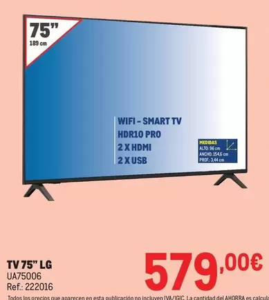 LG - Tv 75" Ua75006