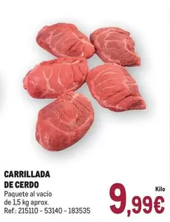 Carrillada De Cerdo
