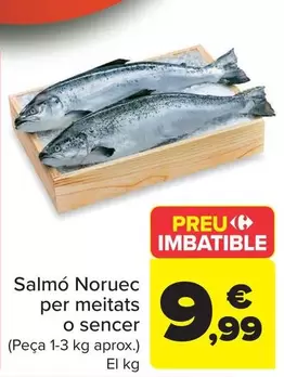 Salmó Noruec Per Meitats O Sencer