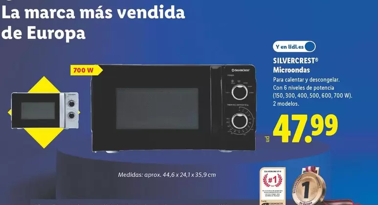 SilverCrest - Microondas 