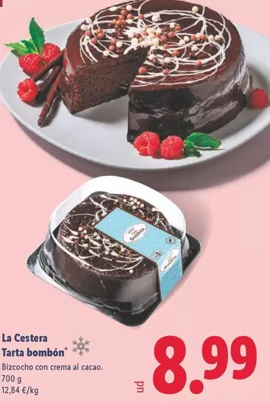 La Cestera - Tarta Bombón