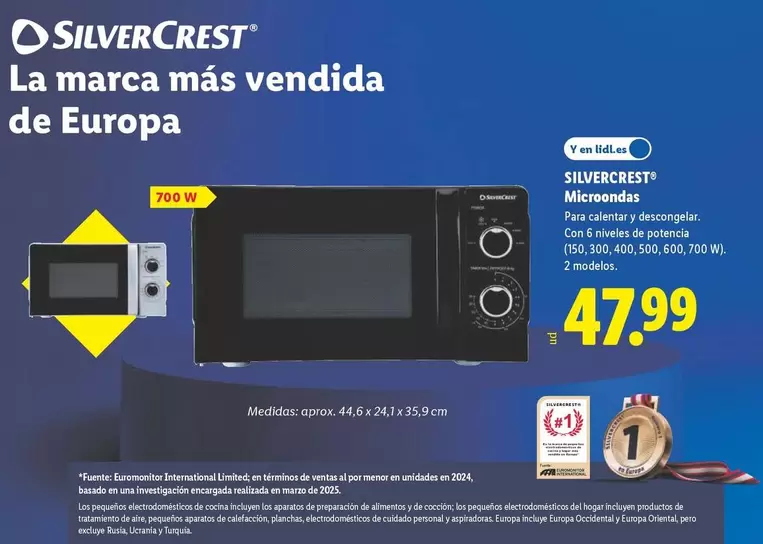 SilverCrest - Microondas