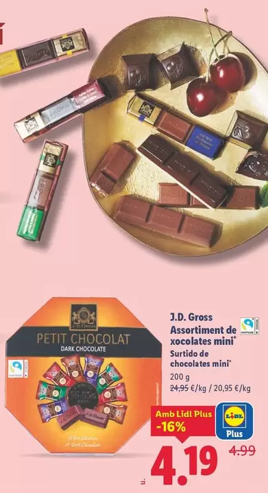 J.D. Gross - Surtido De Chocolates Mini