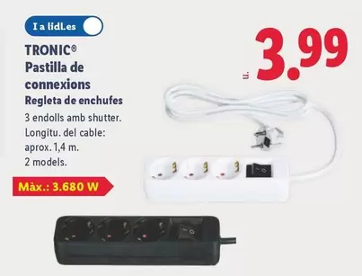 Tronic - Regleta De Enchufes 