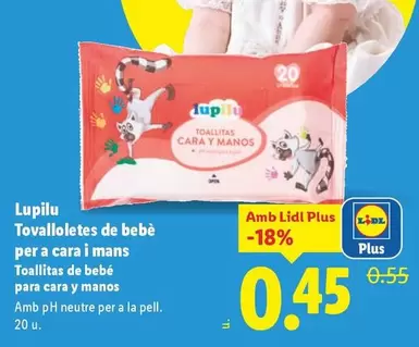 Lupilu - Toallitas De Bebé Para Cara Y Manos