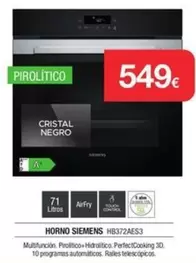 Siemens - Horno Hb372aes3