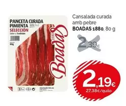 Boadas - Panceta Curada Pimienta Seleccion