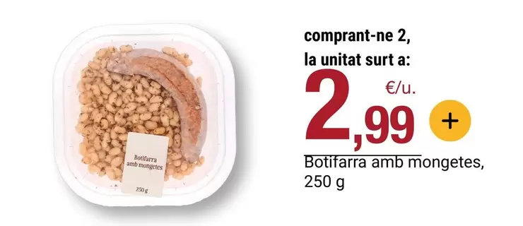 Botifarra Amb Mongetes