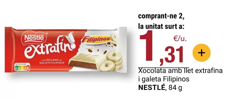 Nestlé - Xocolata Amb Llet Extrafina I Geleta Filipinos