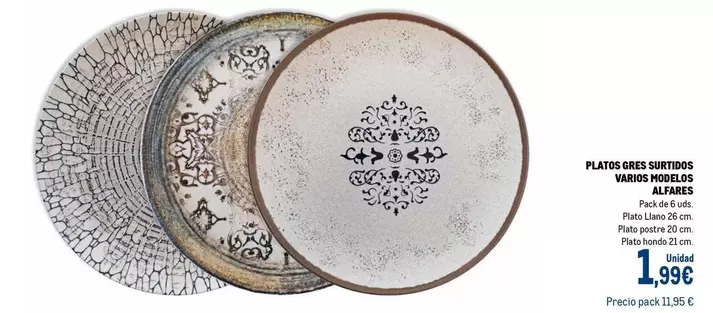 Platos Gres Surtidos