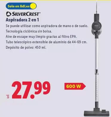 SilverCrest - Aspiradora 2 En 1