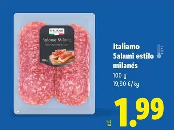 Italiamo - Salami Estilo Milanés 