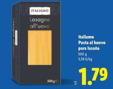 Italiamo - Pasta Al Huevo Para Lasaña