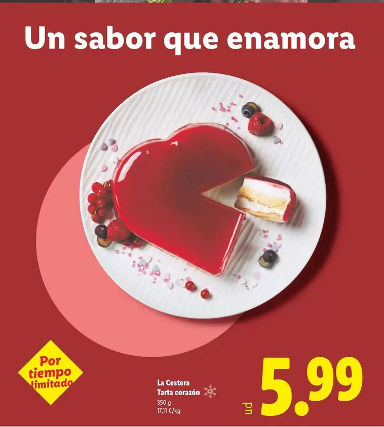 La Cestera - Tarta Corazón