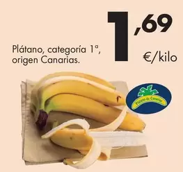 Platano, Categoria 1a, Origen Canarias