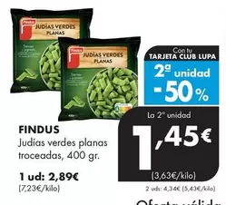 Findus - Judias Verdes Planas Troceadas
