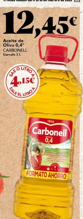 Carbonell - Aceite De Oliva 0,4'