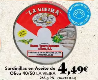 La vieira - Sardinillas En Aceite De Oliva