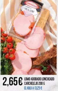 Carchelejo - Lomo Adobado Loncheado