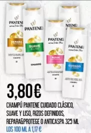 Pantene - Champú Cuidado Clásico, Suave Y Liso, Rizos Definidos, Reparagprotege O Anticaspa