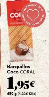 Coral - Barquillos