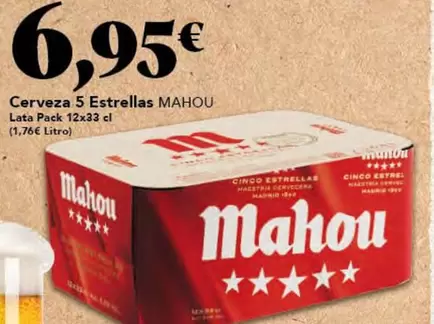 Mahou - Cerveza 5 Estrellas