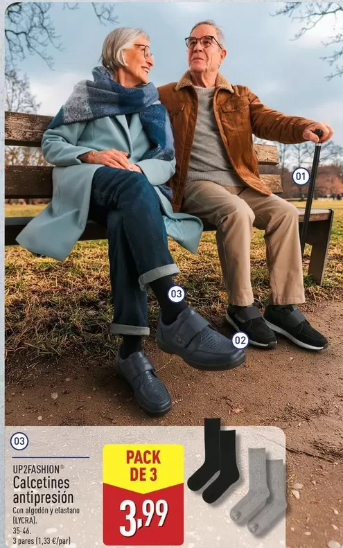 Up2fashion - Calcetines Antipresion