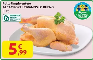alcampo - Pollo Limpio Entero