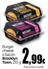 Brooklyn Town - Burger Cheese O Bacon, 210 G