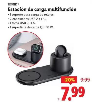 Tronic - Estación De Carga Multifunción