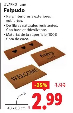 Livarno Home - Felpudo
