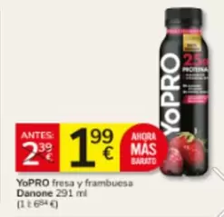Danone - Yopro Fresa Y Frambuesa