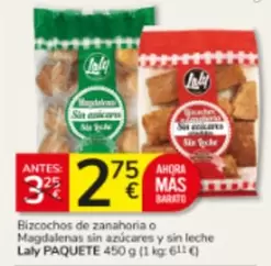 Mas - Bizcochos De Zanahoria O Magdalenas Sin Azucares Y Sin Leche