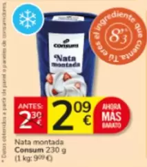 Consum - Nata Montada