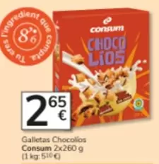 Consum - Galletas Chocolios