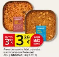 Mas - Arroz De Secreto Ibérico Y Setas O Arroz A Banda