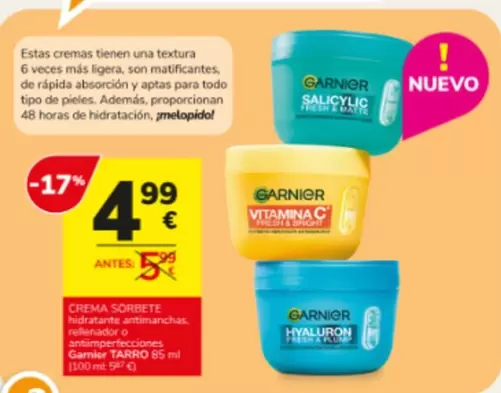 Garnier - Crema Sorbete Vitamina C