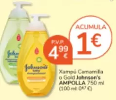 Johnson's - Xampu Camamilla O Gold